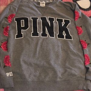 PINK Long Sleeve Throw on